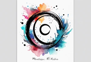 Enso with "integrity" tattoo idea