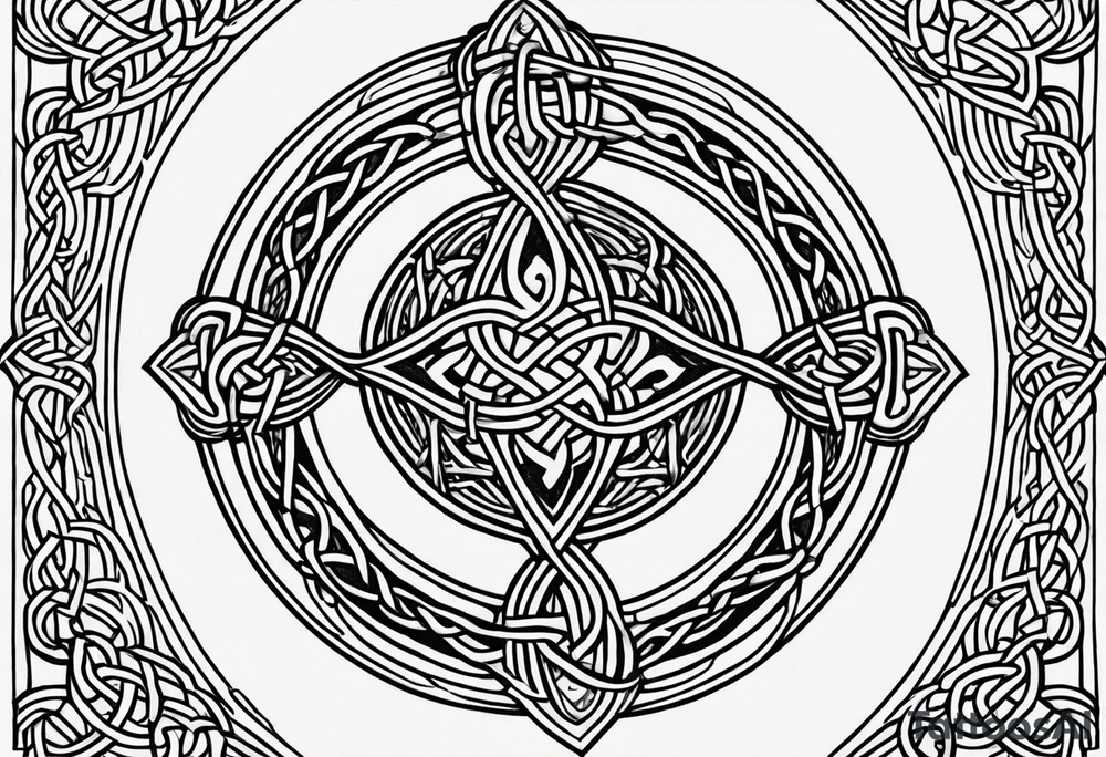 Acotar Nightcourt crest
Celtic knot for strength 
DO YOUR WORST tattoo idea