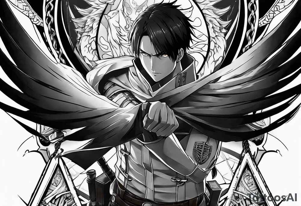 anime tattoo attack on titan cymetric tattoo idea