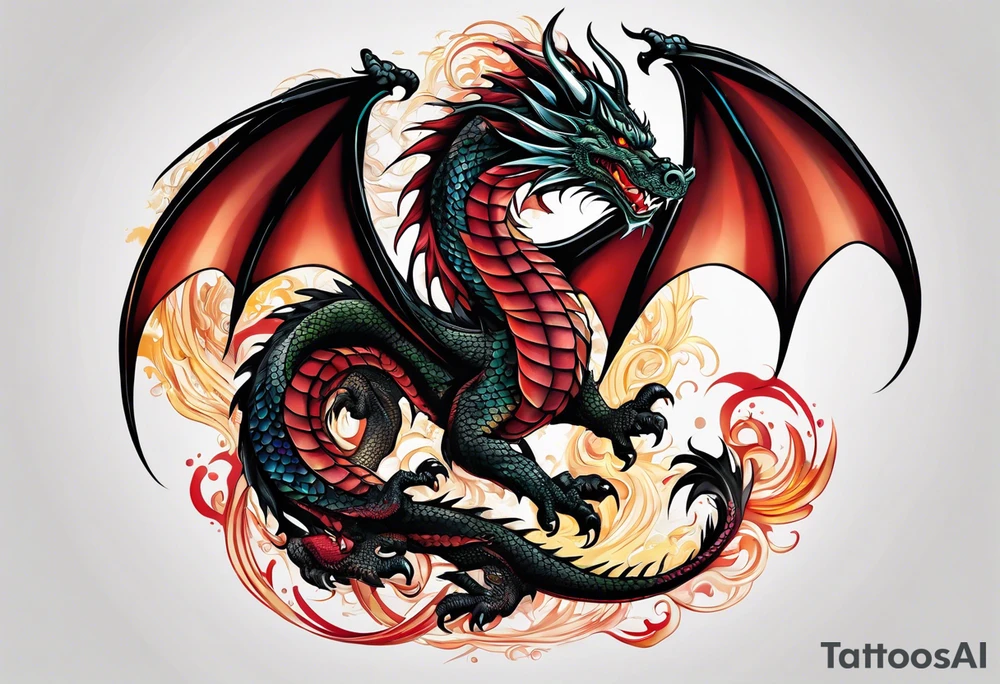 dragon tattoo idea