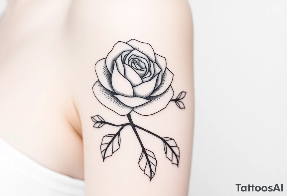rose and mum tattoo tattoo idea
