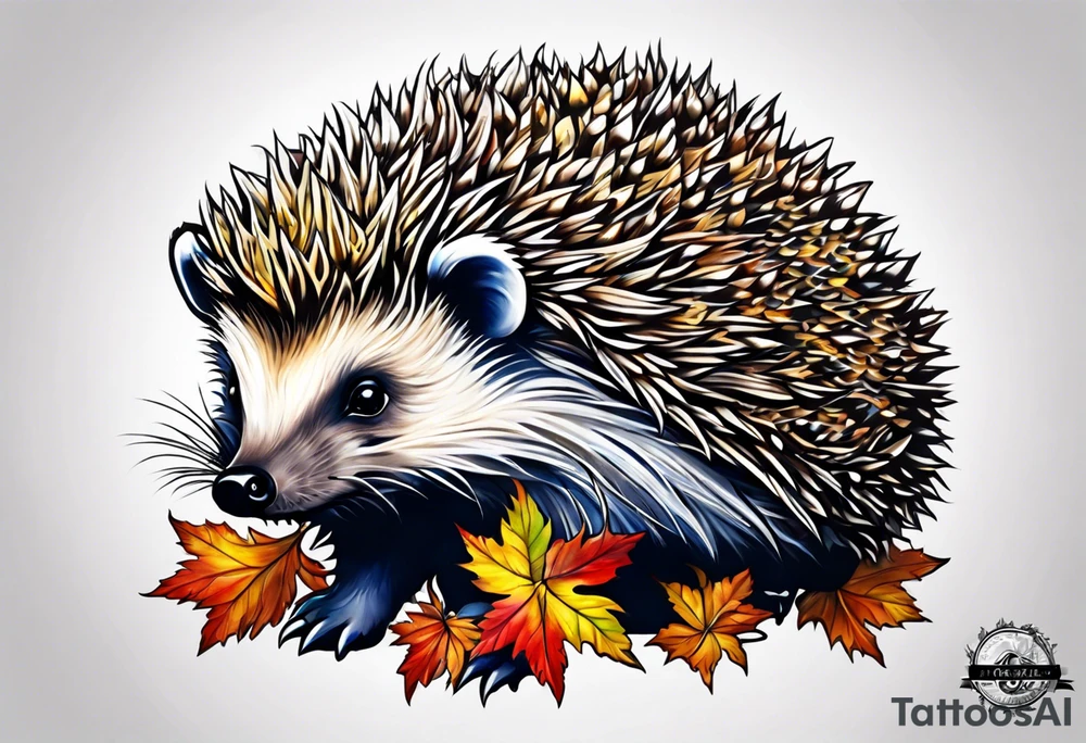 Autism Awareness Hedgehog tattoo idea