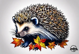 Autism Awareness Hedgehog tattoo idea