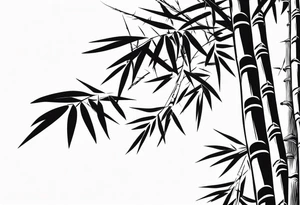 Bamboo,corn straw, font tattoo idea