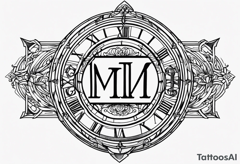 roman numeral of the year 1974 tattoo idea