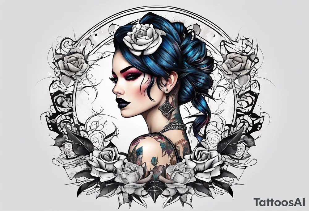 Punk grunge tattoo idea