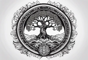 Yggdrasil tattoo idea