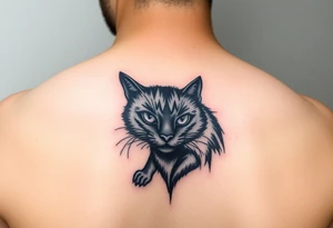 Black Cat tattoo idea