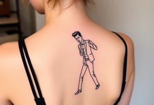 Rick Astley Never Gonna Give You Up Dance Pose tattoo idea
