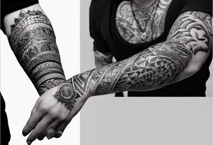 wrist tattoo with 
letters 
MKB tattoo idea