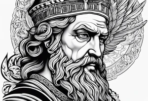 Ancient greek philosopher tattoo idea