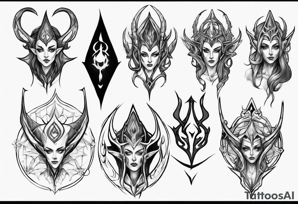 Void elf tattoo idea