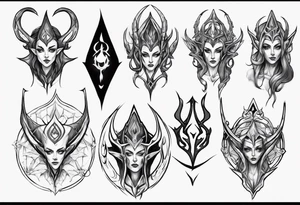 Void elf tattoo idea