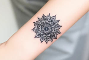 intricate mandala tattoo idea
