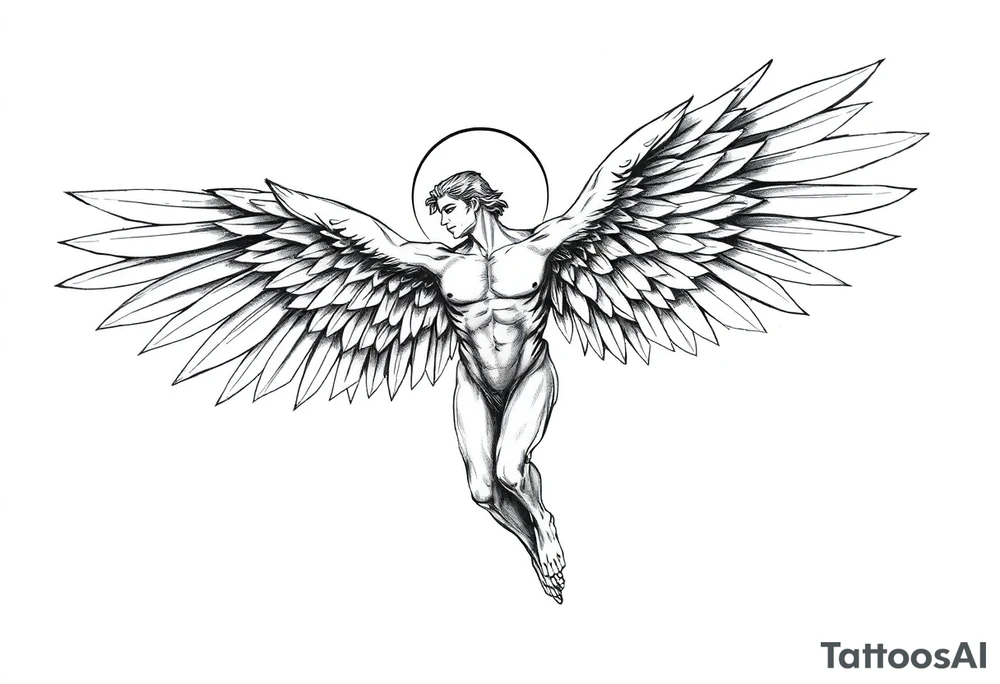 Icarus Mythology tattoo idea