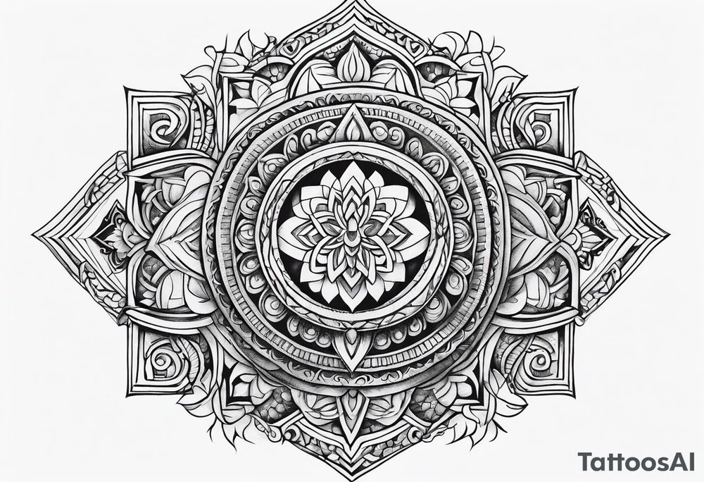 Armenian eternity symbol tattoo idea