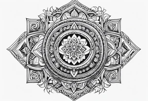 Armenian eternity symbol tattoo idea