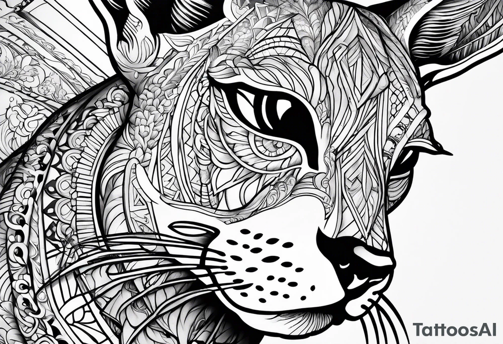 Bad bunny tattoo idea