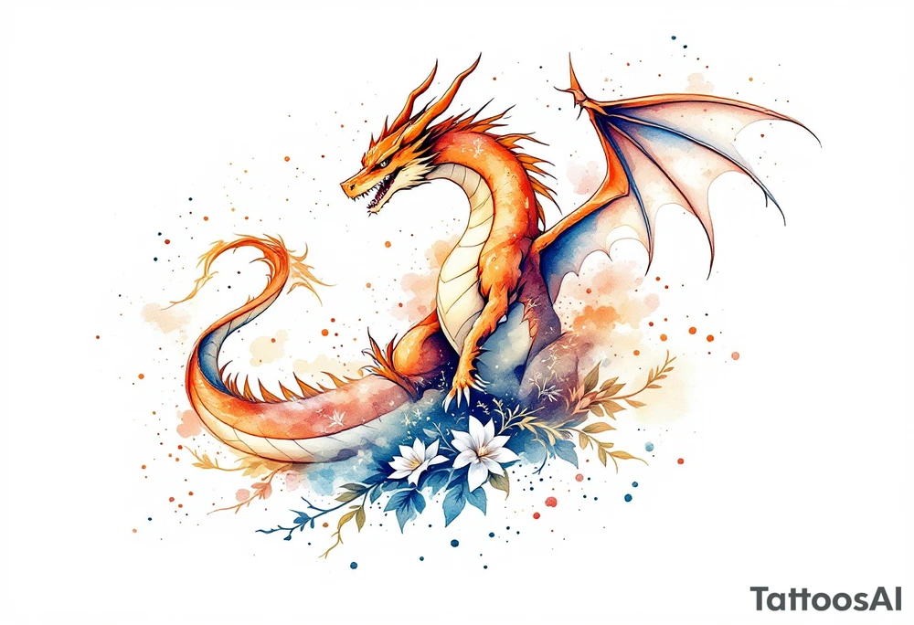 charizard tattoo idea