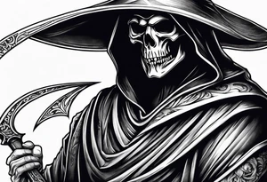 Grim reaper tattoo idea