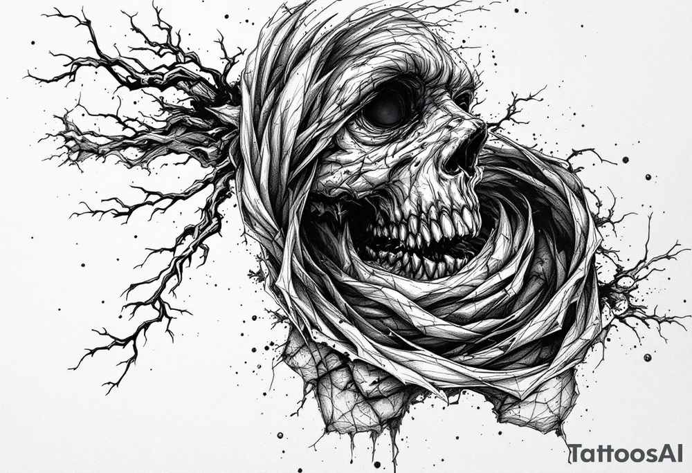 Life created, life lived, end of life tattoo idea