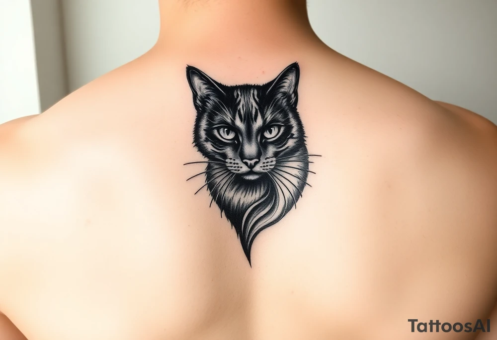Black Cat tattoo idea