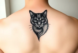 Black Cat tattoo idea
