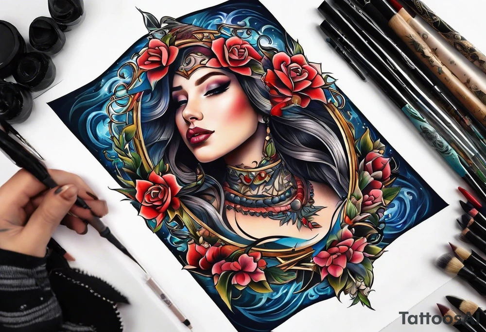 Addison, December, Yuba City tattoo idea
