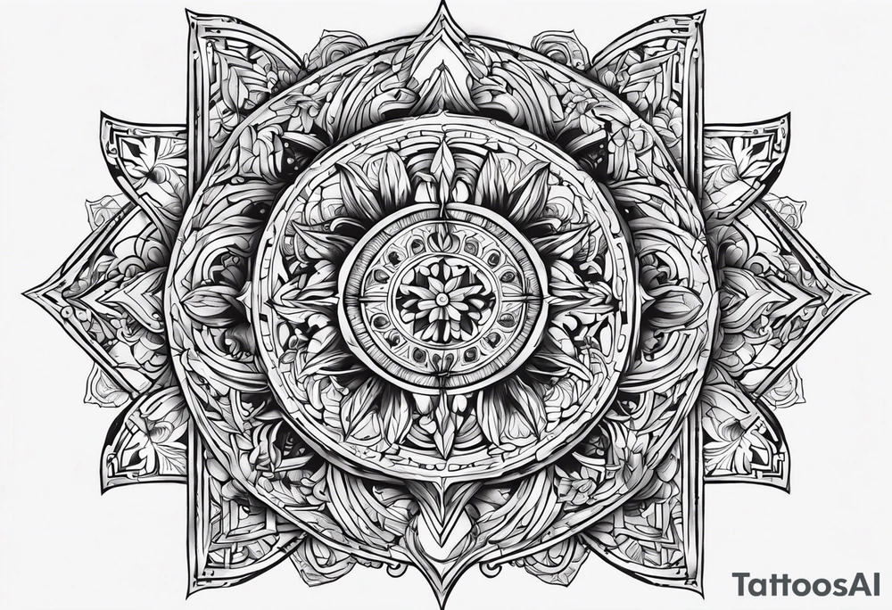 Je veux un tatouage de la croix occitane avec le chiffre 93 intégré tattoo idea