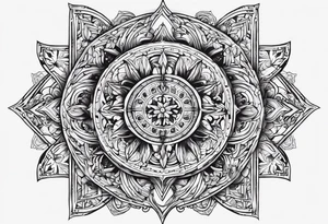 Je veux un tatouage de la croix occitane avec le chiffre 93 intégré tattoo idea