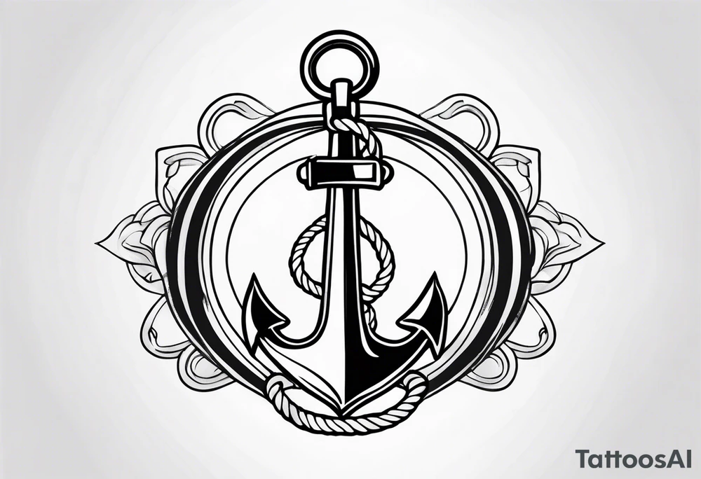 anchor tattoo idea