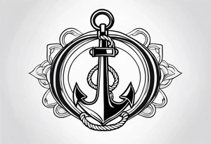 anchor tattoo idea
