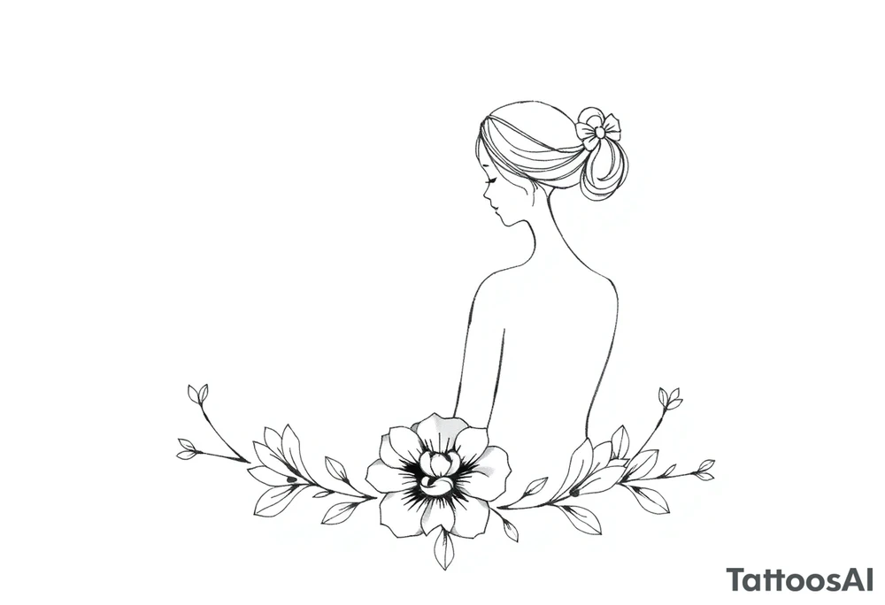 Dad and daughter memorial tattoo tattoo idea