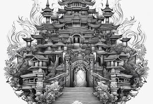 Valhalla steps path tattoo idea