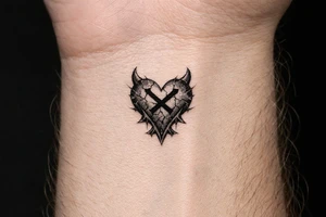 show me a tattoo of heartless shading tattoo idea