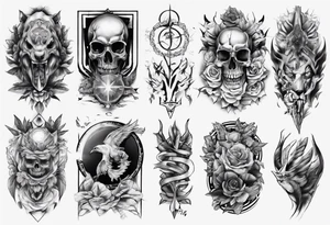 men's sleeve tattoo idea