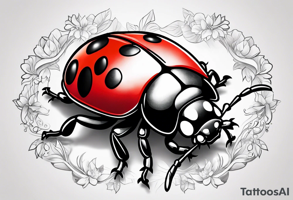 lady bug tattoo idea