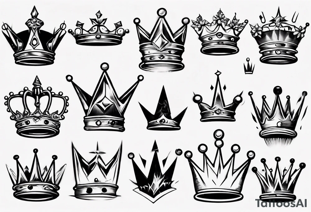 crown tattoo idea