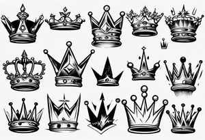 crown tattoo idea