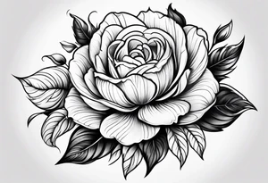 Flower budding tattoo idea