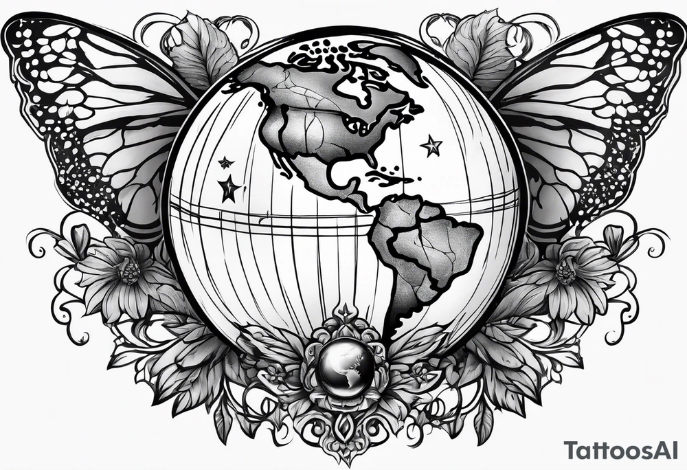 Earth fairy tattoo idea