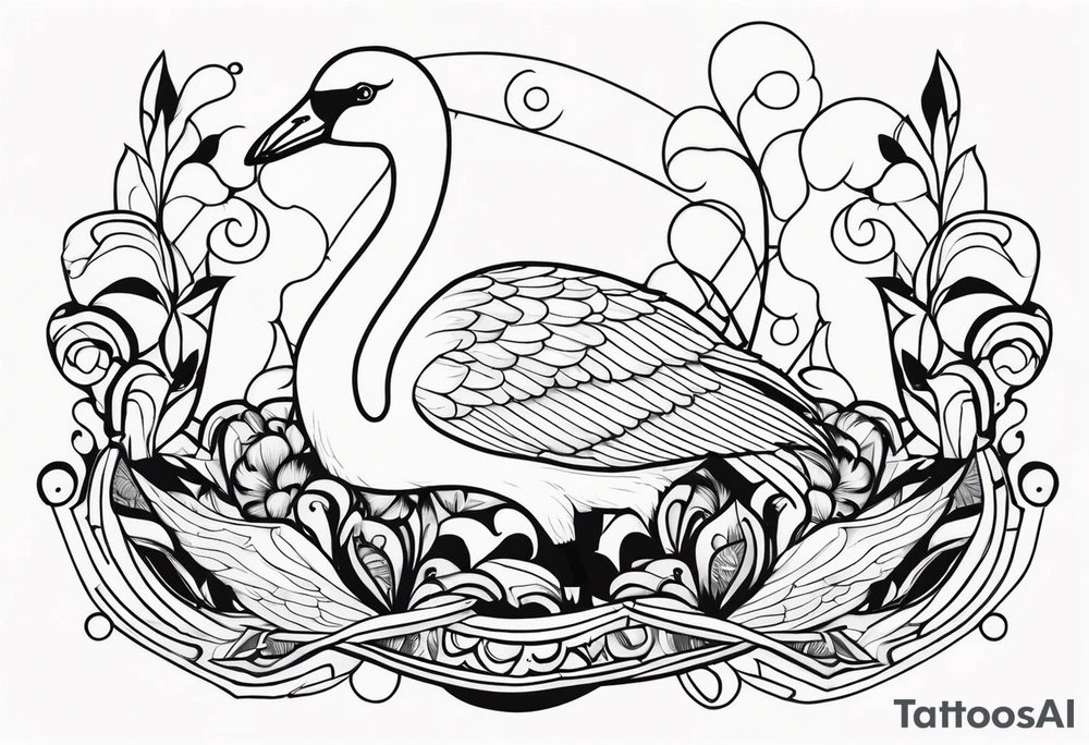 cute flamingoNOT BROKEN tattoo idea