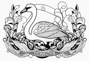cute flamingoNOT BROKEN tattoo idea