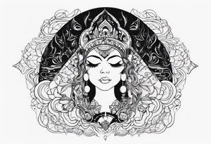 psychedelic, music tattoo idea