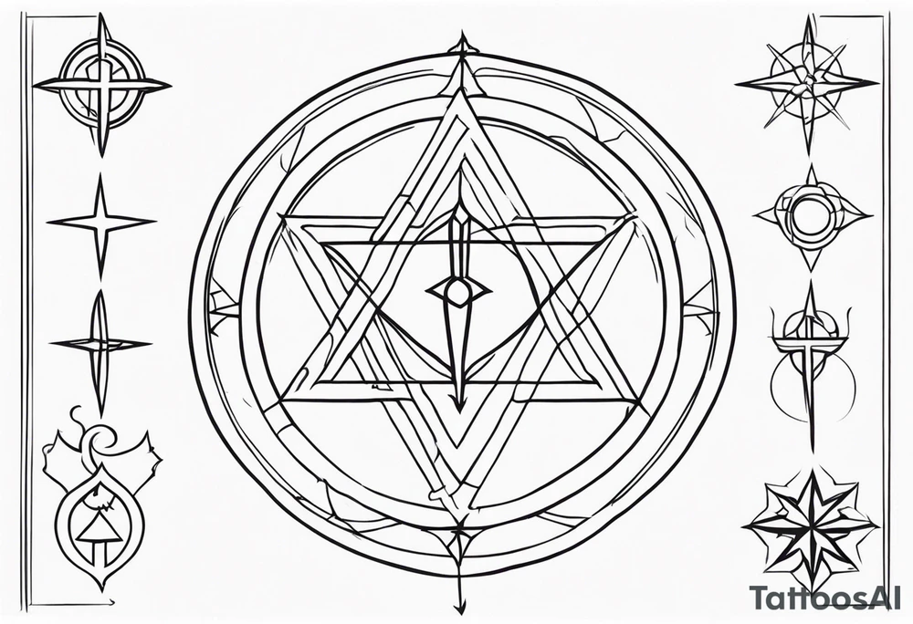 Atheist Theme tattoo idea