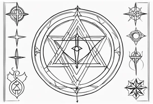 Atheist Theme tattoo idea