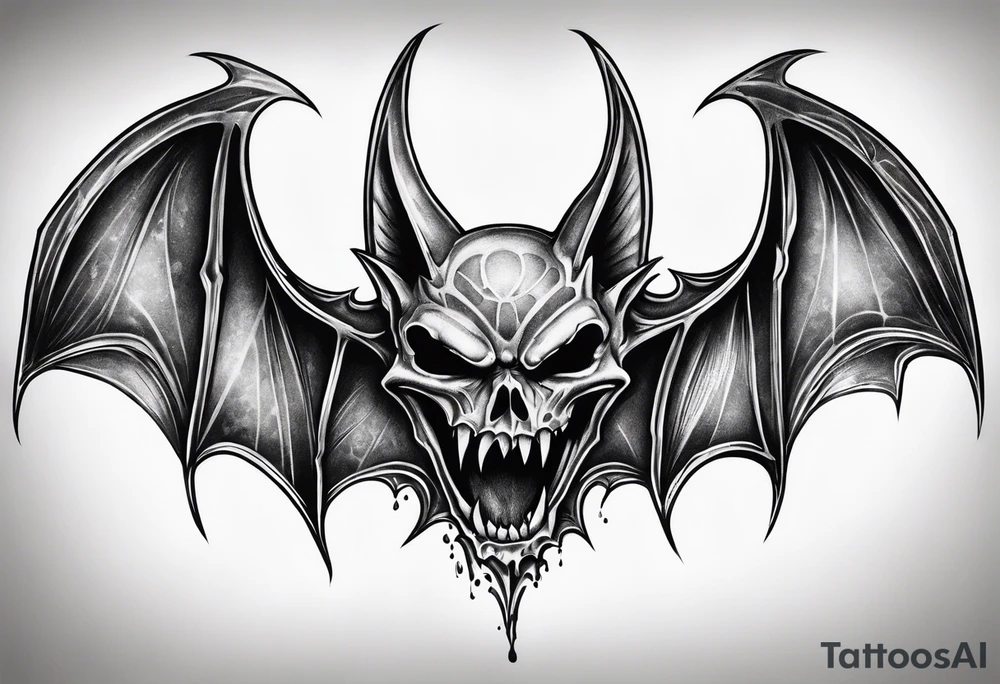 Avenged sevenfold death bat tattoo idea