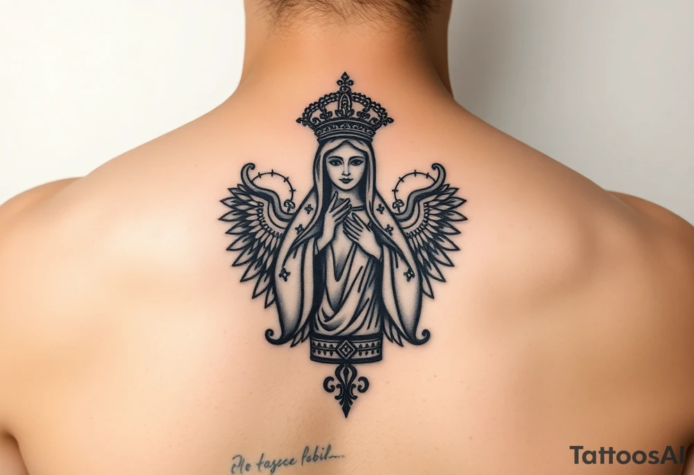 Icône russe orthodoxe de la vierge de kazan tattoo idea