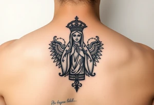 Icône russe orthodoxe de la vierge de kazan tattoo idea