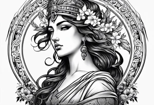 Greek mythology sleeve tattoo idea